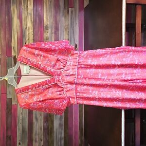 Anthropology Elevenses Chiffon Jumpsuit